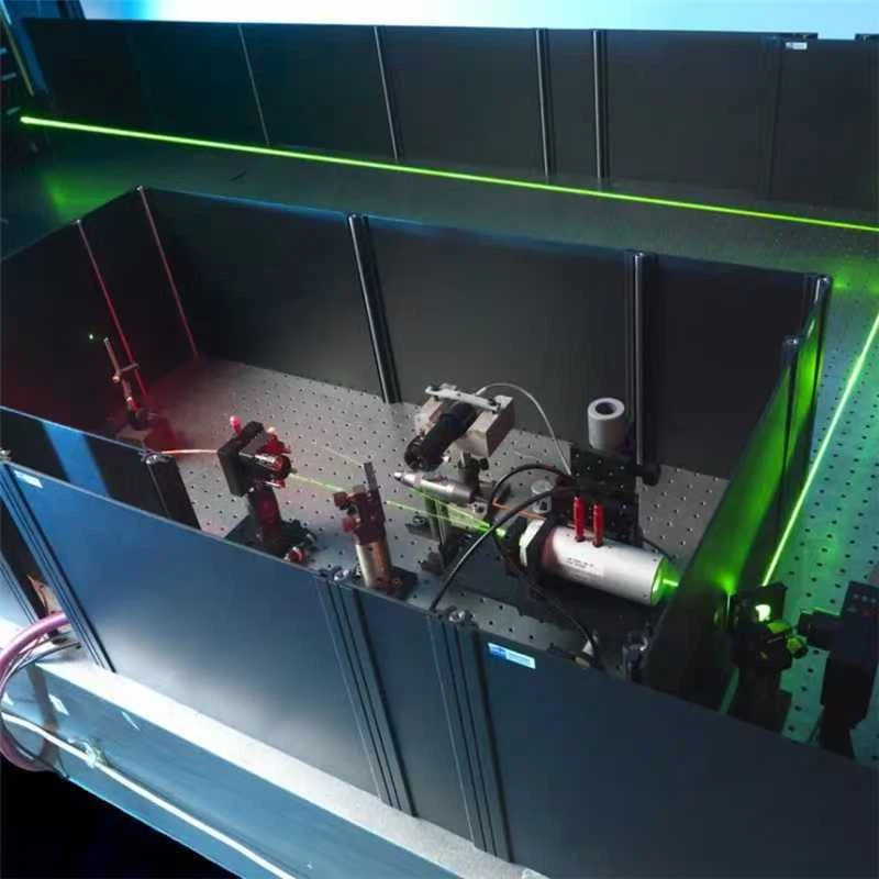 Optical Platform Laser Light Shield Laser Guarding System New Condition 532nm 1064nm Metal Laser Shield For Optical Labs